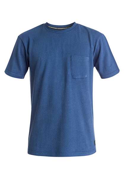 Dc Collins - Blu Uomo Estate T-Shirts (O2370)